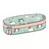 Ilustracja produktu St.Right Piórnik Tuba Saszetka Usztywniona PC-01 Charming Cats 685071