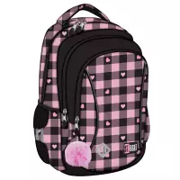 Ilustracja produktu St.Right Plecak Szkolny BP-26 Pink Checkered 680373