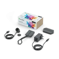 Ilustracja Nanoleaf 4D TV Screen Mirror Kit Camera - kamera do inteligentnego podświetlenia ekranu (zestaw zawiera tylko kamerę)