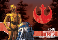 Ilustracja Galakta: Star Wars Imperium Atakuje - R2-D2 i C-3PO