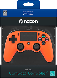 Ilustracja produktu Nacon PS4 Compact Controller Pomarańczowy
