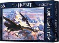 Ilustracja produktu Puzzle Hobbit: Bilbo i orły (1000 elementów)