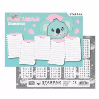 Ilustracja Starpak Plan Lekcji z Tabliczką Mnożenia A5 Koala 560061