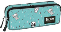 Ilustracja BackUp Piórnik Tuba Saszetka Dwukomorowa Panda PB3B29