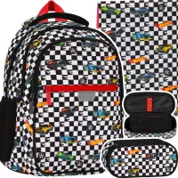 Ilustracja produktu Starpak Zestaw Szkolny 3el. Hot Wheels Plecak 550871 + Piórnik 550919 + Worek 550838