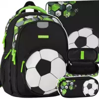 Ilustracja produktu Starpak Zestaw Szkolny 3el. Football Plecak 550863 + Piórnik 550905 + Worek 550827