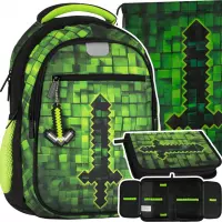 Ilustracja produktu Starpak Zestaw Szkolny 3el. Pixel  Plecak 550865 + Piórnik 550996 + Worek 550835