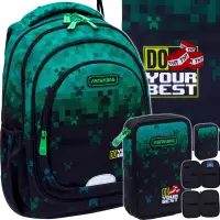 Ilustracja produktu AstraBag Zestaw Szkolny Do Your Best 3el. Plecak 502025016 + Worek 507025008 + Piórnik 503025020