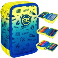 Ilustracja CoolPack Jumper 3 Piórnik Trzykomorowy Z Wyposażeniem Football 2T F067339