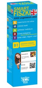Ilustracja produktu SuperMemo SMARTfiszki. 1000 angielskich słów. Poziom średni, powtórka przed egzaminem FCE