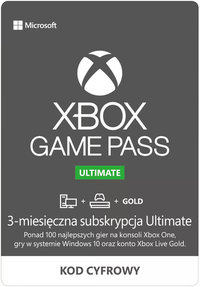 Ilustracja Xbox Game Pass Ultimate 3 Miesiące (Xbox One) (klucz XBOX LIVE)