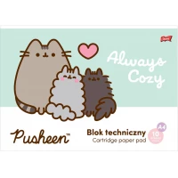 Ilustracja produktu Bambino Blok Techniczny A4 10 kartek Pusheen 663307