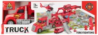 Ilustracja produktu Mega Creative Auto Ciężarowe Transporter Straż Pożarna + Akcesoria 543853