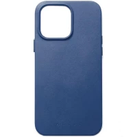 Ilustracja produktu Mujjo Full Leather Case - etui skórzane do iPhone 14 Pro Max kompatybilne z MagSafe (monaco blue)