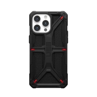 Ilustracja UAG Monarch - obudowa ochronna do iPhone 15 Pro Max (kevlar black)