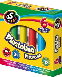 Ilustracja produktu Astra Plastelina AS Okrągła 6 Kolorów 303219001