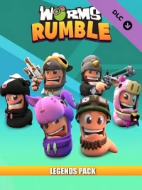 Ilustracja produktu Worms Rumble - Legends Pack PL (DLC) (PC) (klucz STEAM)