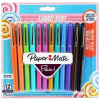 Ilustracja produktu Paper Mate Flamastry Flair Candy Pop 12 Sztuk 856162