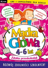 Ilustracja produktu Mądra Głowa 4-6 lat Zdolny przedszkolak (nowa edycja)