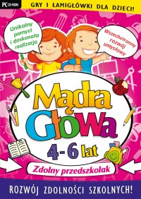 Ilustracja Mądra Głowa 4-6 lat Zdolny przedszkolak (nowa edycja)