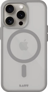 Ilustracja produktu LAUT Huex Protect - obudowa ochronna do iPhone 15 Pro kompatybilna z MagSafe (grey)