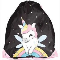 Ilustracja Paso Worek Szkolny na Obuwie Rainbow Unicorn PP23UI-712