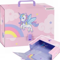 Ilustracja produktu Starpak Teczka z Rączką A4 95mm Unicorn 536857