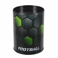 Ilustracja produktu Starpak Skarbonka Metalowa Okrągła Football 536848