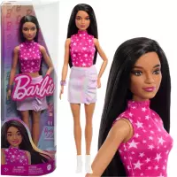 Ilustracja Mattel Barbie lalka Fashion Różowa Koszulka Gwiadki HRH13