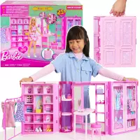 Ilustracja Mattel Barbie Garderoba Szafa Marzeń HXD59 