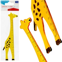 Ilustracja produktu Starpak Linijka Plastikowa 15cm Żyrafa 354297