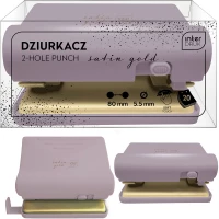 Ilustracja Interdruk Dziurkacz Satin Gold Fioletowy 314932