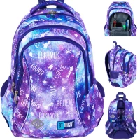 Ilustracja produktu St.Right Plecak Szkolny BP-26 Galaxy Girl 654145