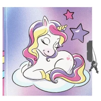 Ilustracja Starpak Pamiętnik na Kluczyk Unicorn Pastel 502689