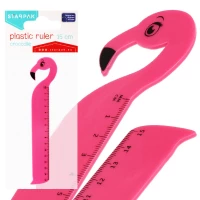 Ilustracja produktu Starpak Linijka Plastikowa 15cm Flaming 470962