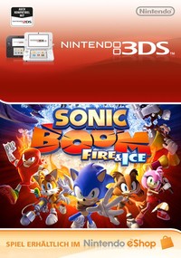 Ilustracja produktu Sonic Boom: Fire & Ice (3DS DIGITAL) (Nintendo Store)