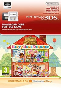 Ilustracja produktu Animal Crossing: Happy Home Designer (3DS DIGITAL) (Nintendo Store)