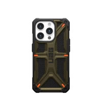 Ilustracja produktu UAG Monarch - obudowa ochronna do iPhone 15 Pro (kevlar element green)