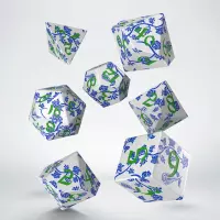 Ilustracja Komplet kości Full Art: Porcelana