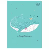 Ilustracja produktu Interdruk Zeszyt A5 32 kartki kratka Glitter 313782