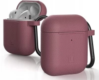 Ilustracja produktu UAG [U] - obudowa silikonowa do Airpods 1/2 (dusty rose)