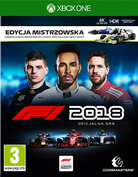 Ilustracja produktu F1 2018 Edycja Mistrzowska + DLC (Xbox One)