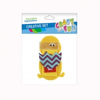 Ilustracja produktu Craft With Fun Zestaw Kreatywny Filcowy Wielkanocny Kurczak 471391