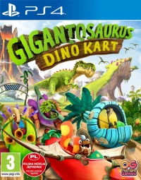 Ilustracja produktu Gigantosaurus (Gigantozaur): Dino Kart PL (PS4)