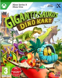 Ilustracja Gigantosaurus (Gigantozaur): Dino Kart PL (XO/XSX)