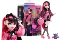 Ilustracja produktu Mattel Lalka Monster High Draculaura + Zwierzątko Hrabia Nietoperz Wspaniały HHK51 