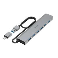 Ilustracja Hama USB Hub 7 Ports USB 3.2 Gen 1 5 Gbit/s