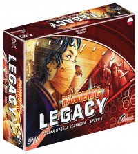 Ilustracja Pandemic Legacy (Pandemia) - Edycja czerwona
