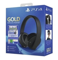 Ilustracja produktu Sony Słuchawki Bezprzewodowe PS4 Gold + Fortnite Voucher