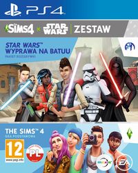 Ilustracja The Sims 4 + The Sims 4 Star Wars : Wyprawa na Batuu (pakiet rozgrywki) PL (PS4)